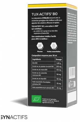 Aragan Synactifs TuxActifs Organic 125 ml