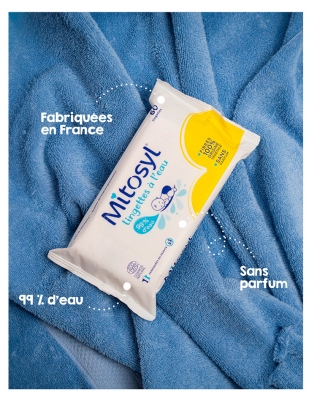 Mitosyl Lingettes à l'Eau 60 Lingettes