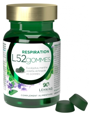 Laboratoires Lehning L52 Gommes Respiration 45 Gummies