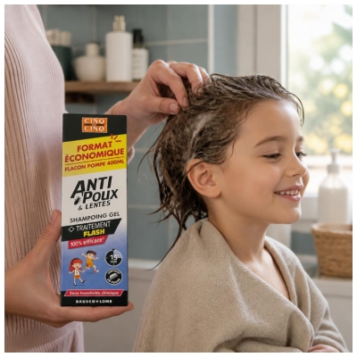 Cinq sur Cinq Shampoing Gel Anti Poux & Lentes 400 ml