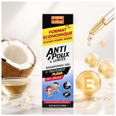 Cinq sur Cinq Shampoing Gel Anti Poux & Lentes 400 ml