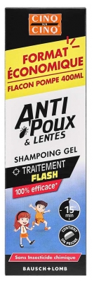 Cinq sur Cinq Șampon Gel Anti-Păduchi & Lindini 400 ml