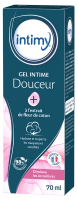 Intimy Gel Intime Douceur+ Extrait de Fleur de Coton 70 ml