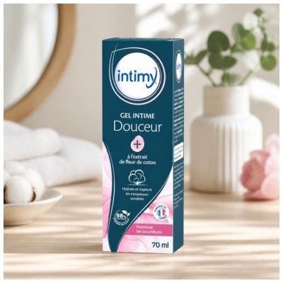 Intimy Gel Íntimo Suavidade+ Extrato de Flor de Algodão 70 ml