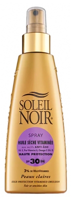 Soleil Noir Huile Sèche Vitaminée SPF30 Spray 150 ml