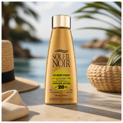 Lapte de Soare Vitamine Soleil Noir Protecție Medie SPF20 150 ml