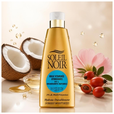 Soleil Noir Vitamiiniöljy Kosteuttava 150 ml