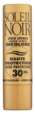 Soleil Noir Stick Lèvres Incolore SPF30 4 g