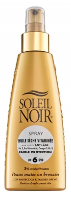 Soleil Noir Olio Secco Vitaminizzato SPF6 Spray 150 ml