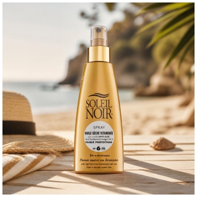 Soleil Noir Vitaminizirano Suho Olje v Spreju SPF6 150 ml