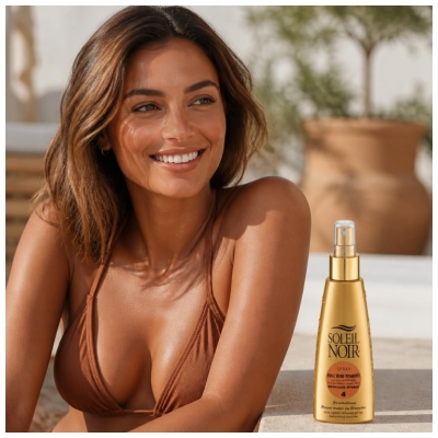 Soleil Noir Intensive Bräunung Vitaminisiertes Trockenöl 4 Spray 150 ml