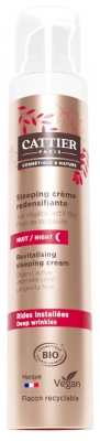 Cattier Sleeping Crème Redensifiante Nuit Rides Settées Bio 50 ml
