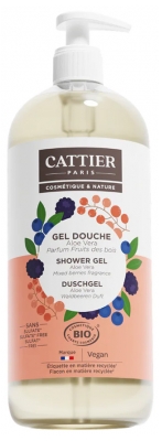 Cattier Dušas želeja Aloe Vera Meža ogas BIO 1 L
