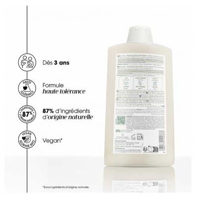 Klorane Extra-Doux - Tous Types de Cheveux Shampoing à l'Avoine 400 ml