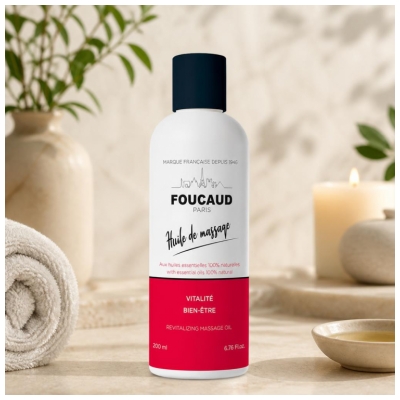 Foucaud Atgaivinantis Masažo Aliejus 200 ml