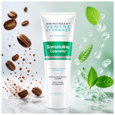 Somatoline Cosmetic Amincissant Ventre et Hanches Cryogel 250 ml