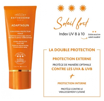 Institut Esthederm Adaptasun Soin Hydra-Protecteur Visage Soleil Fort 50 ml