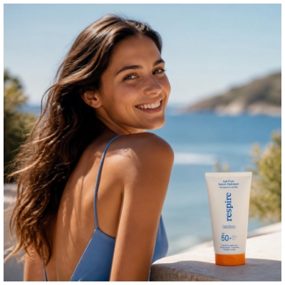 Respire Lait Frais Solaire Hydratant SPF50+ 150 ml