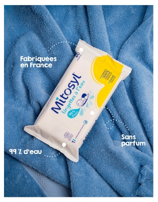 Mitosyl Lingettes à l'Eau Lot de 4 x 60 Lingettes + 60 Lingettes Offertes