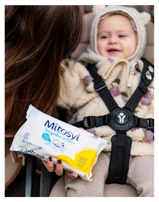 Mitosyl Lingettes à l'Eau Lot de 4 x 60 Lingettes + 60 Lingettes Offertes