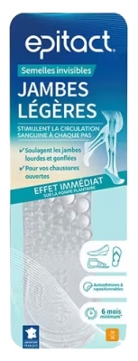 Epitact Semelles Invisibles Jambes Légères 1 Paire