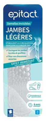 Epitact Semelles Invisibles Jambes Légères 1 Paire - Taille : 39 - 41