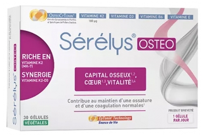 Sérélys Osteo 30 Kapsułek Warzywnych