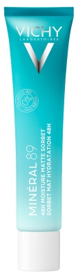 Vichy Minéral 89 Gel Sorbet Mat Hydratation 48H 40 ml