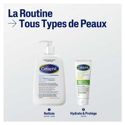 Cetaphil Crème Lavante Moussante Hydratante 236 ml
