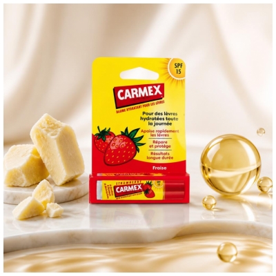Carmex Strawberry Lips Moisturizing Balm SPF15 4,25 g