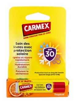 Carmex Baume à Lèvres Hydratant Tropical SPF30 4,25 g