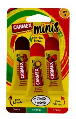 Carmex Balsam do ust Mini Tubes SPF15 3 x 5 g