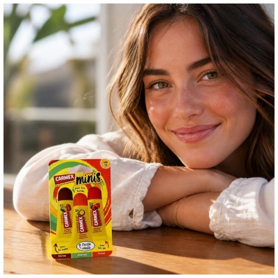 Carmex Lip Balm Minis Tubes SPF15 3 x 5 g