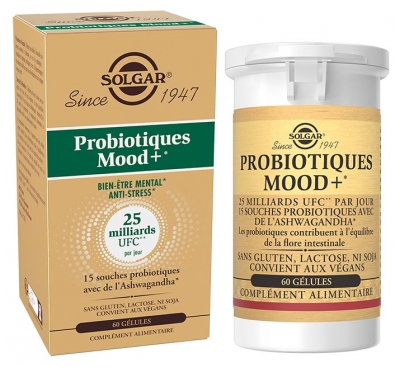 Solgar Probiotika Mood+ Mentální pohoda proti stresu 60 tobolek