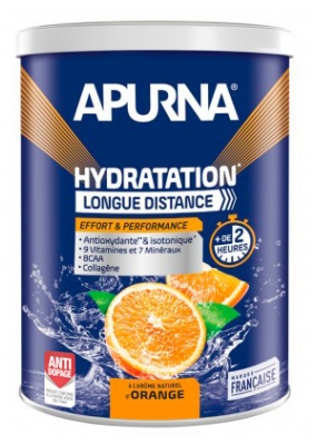 Apurna Hydratation Longue Distance Effort & Performance 500 g - Aroma: Orange
