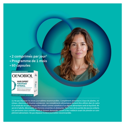 Oenobiol Hair Expert Fortifiant Intégral 60 Comprimés