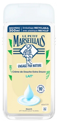 Le Petit Marseillais Crème de Douche Extra Douce Lait 250 ml