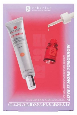 Erborian CC Crème à la Centella SPF30 40 ml + Skin Therapy Huile de Nuit Multi-Perfectrice 10 ml