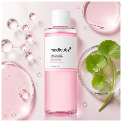 Medicube PDRN Pink Cica Beruhigendes Gesichtswasser 250 ml