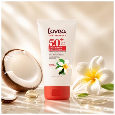 Lovea Sun Protect Hydraterende Gezichtscrème SPF50+ 50 ml