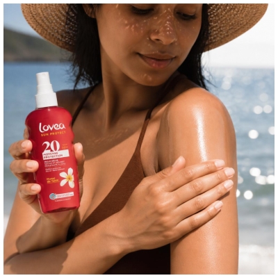 Lovea Droge Olie Monoï de Tahiti Gemiddelde Bescherming SPF20 150 ml