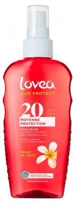 Lovea Ulei Uscat Monoï de Tahiti Protecție Medie SPF20 150 ml