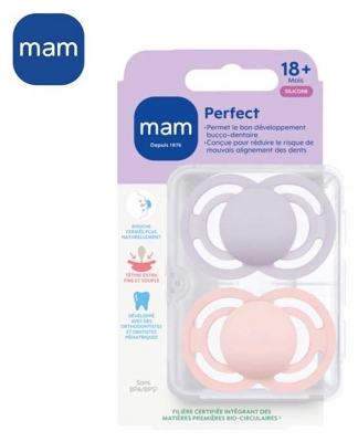 MAM 2 Nappar Perfect Trend 18 Månader och + - Färg: Blå