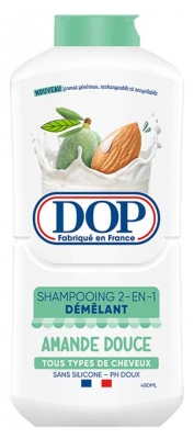 Dop 2-i-1 Ultra-udfiltrende Shampoo Sød Mandel 480 ml