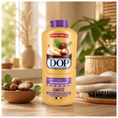 Dop Champô 2em1 Nutritivo Karité Cabelos Cacheados a Frisados 500 ml