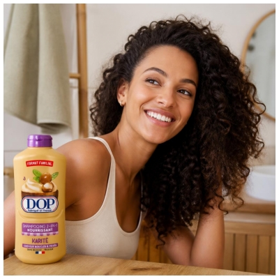 Dop Champú 2en1 Nutritivo Karité Cabellos Rizados a Encrespados 500 ml