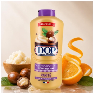 Dop Champú 2en1 Nutritivo Karité Cabellos Rizados a Encrespados 500 ml
