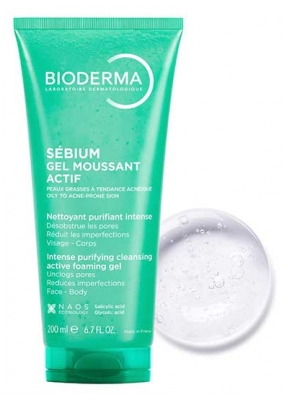 Bioderma Sébium Gel Moussant Actif 200 ml