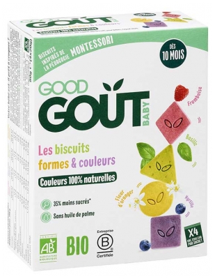 Good Goût Biscuits Shapes & Colors od 10. meseca Bio 80 g