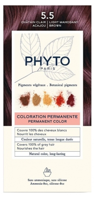 Phyto PhytoColor Permanente Färbung - Haarfärbung: 5.5 Hellbraun Mahagoni